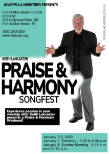 Praise and Harmony Workshop Flyer